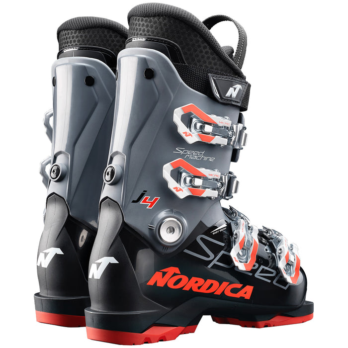 Nordica Speedmachine J4 Ski Boots - Kids' 2026 Black/Anthracite/Red