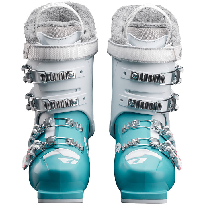 Nordica Speedmachine J4 Ski Boots - Kids' 2026 Light Blue/White/Pink