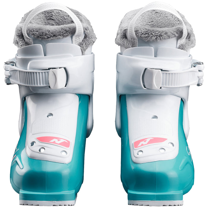 Nordica Speedmachine J1 Ski Boots - Kids' 2026 Light Blue/White/Pink