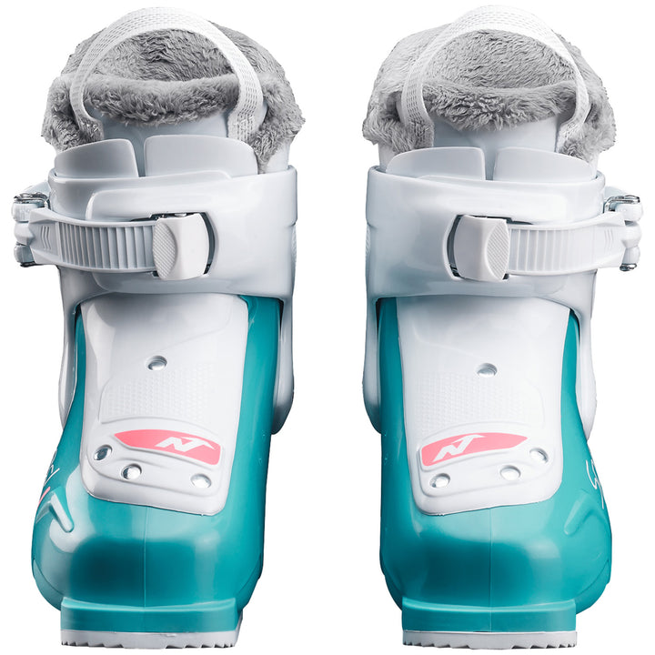 Nordica Speedmachine J1 Ski Boots - Kids' 2026 Light Blue/White/Pink