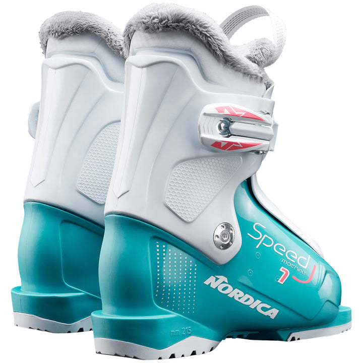 Nordica Speedmachine J1 Ski Boots - Kids' 2026 Light Blue/White/Pink