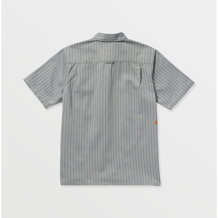 Volcom Trade Stone Short-Sleeve Shirt - Men's Tower Grey