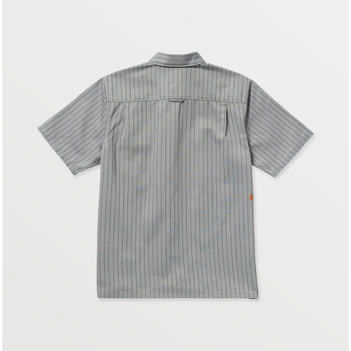 Volcom Trade Stone Short-Sleeve Shirt - Men's Tower Grey