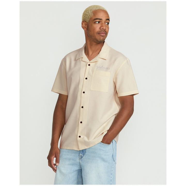Volcom Otis Stone Short-Sleeve Shirt - Men's Dirty White