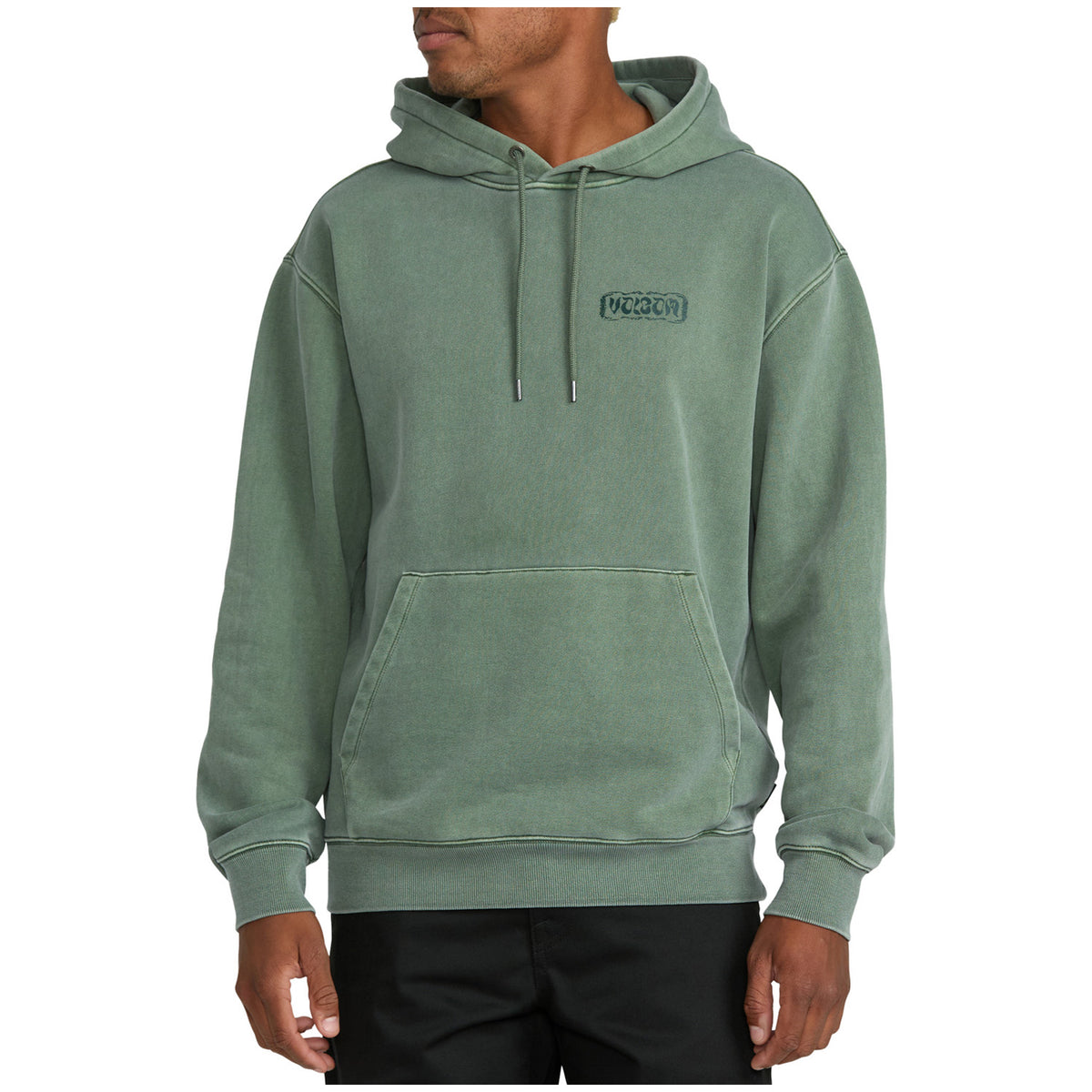 Volcom Terry Stoned Pullover - Men's Light Olive