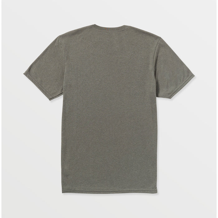 Volcom Stone Tech Short-Sleeve Tee Charcoal Heather