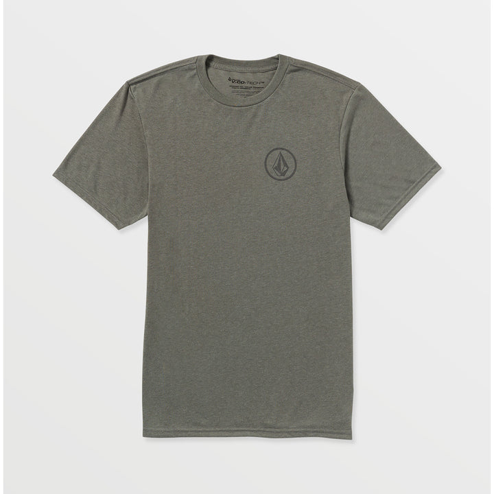 Volcom Stone Tech Short-Sleeve Tee Charcoal Heather