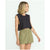 Volcom Lived In Track Shorts - Women's Light Army