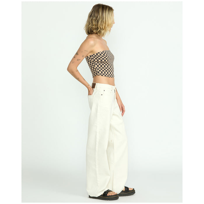 Volcom Stoned BF HiRise Pants - Women's Star White