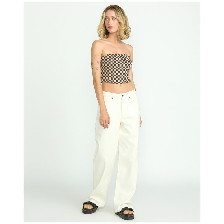 Volcom Stoned BF HiRise Pants - Women's Star White