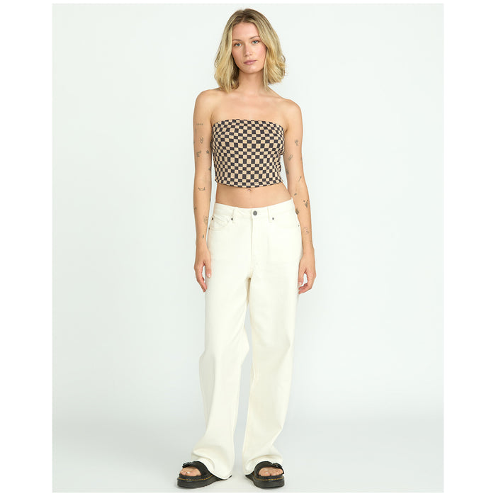 Volcom Stoned BF HiRise Pants - Women's Star White