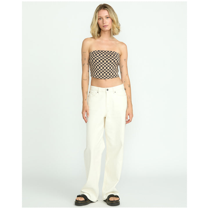Volcom Stoned BF HiRise Pants - Women's Star White