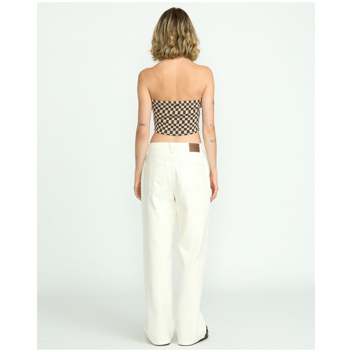 Volcom Stoned BF HiRise Pants - Women's Star White