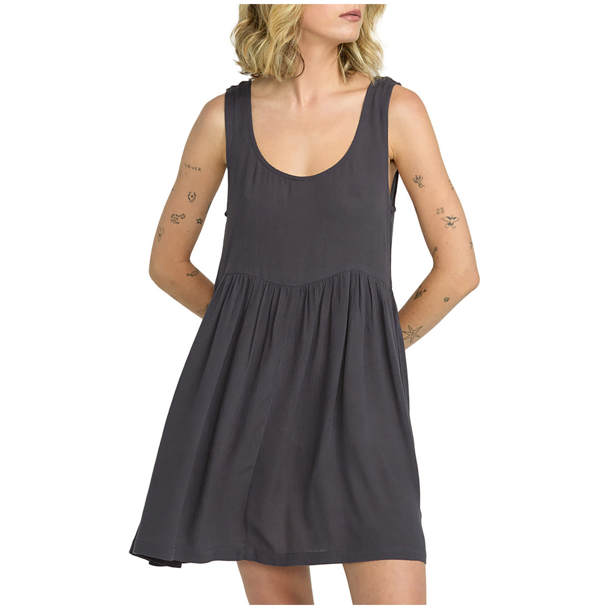 Volcom Lived In Baddie Dress - Women's Vintage Black