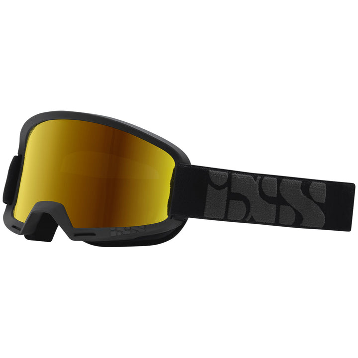 IXS Hack Goggles Black/Gold Mirror
