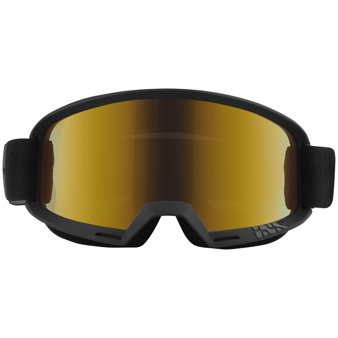 iXS Goggle Hack black-gold Mirror