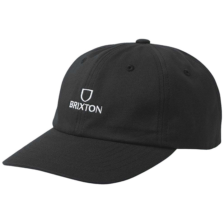Brixton Alpha Netplus Adjustable Hat Black/White Rinse
