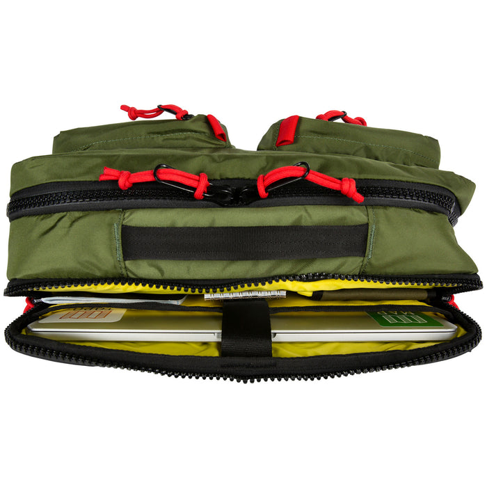 Topo Designs Global Briefcase Olive/Olive