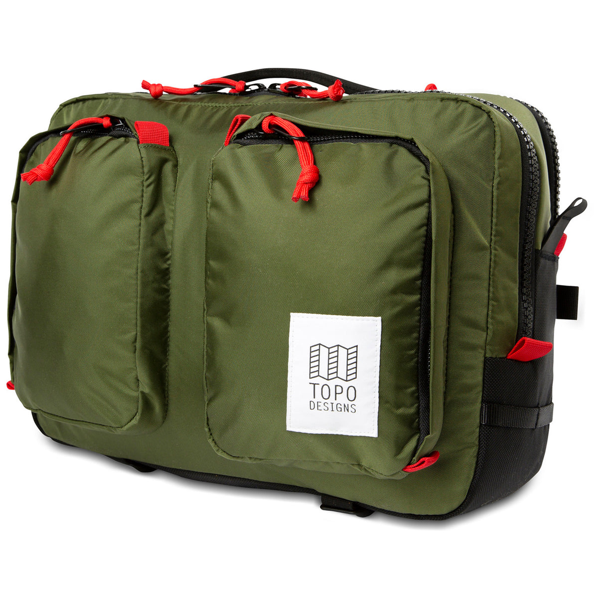 Topo Designs Global Briefcase Olive/Olive
