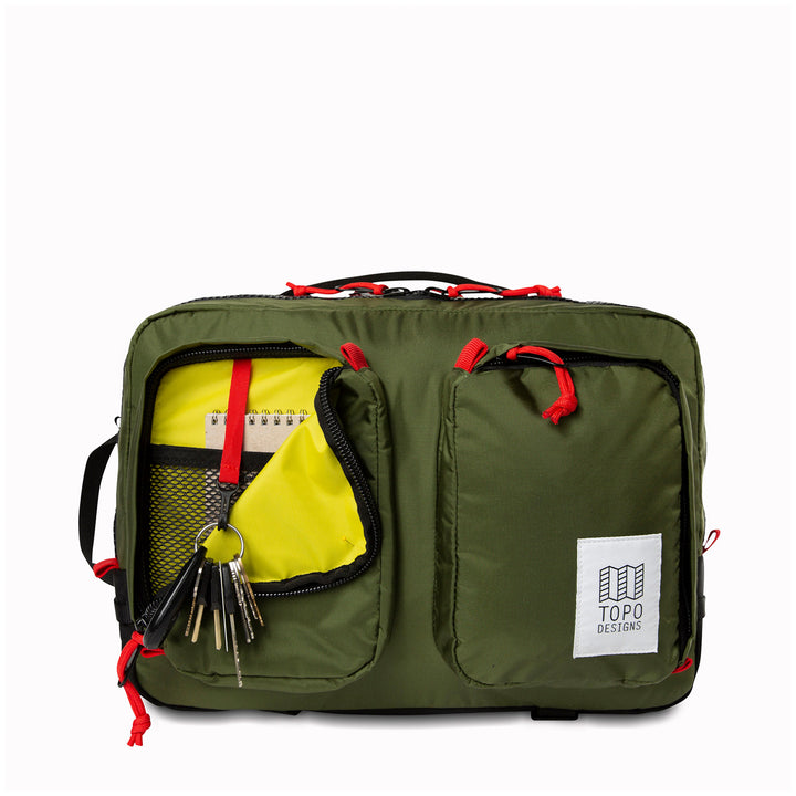 Topo Designs Global Briefcase Olive/Olive