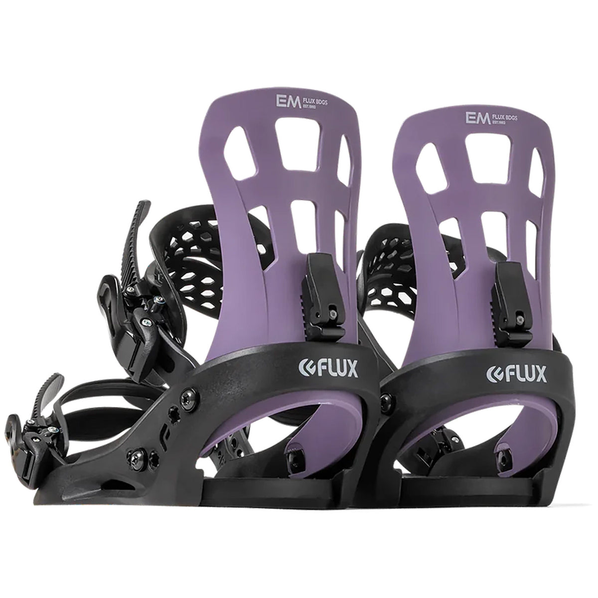 Flux EM Snowboard Bindings 2024 Purple