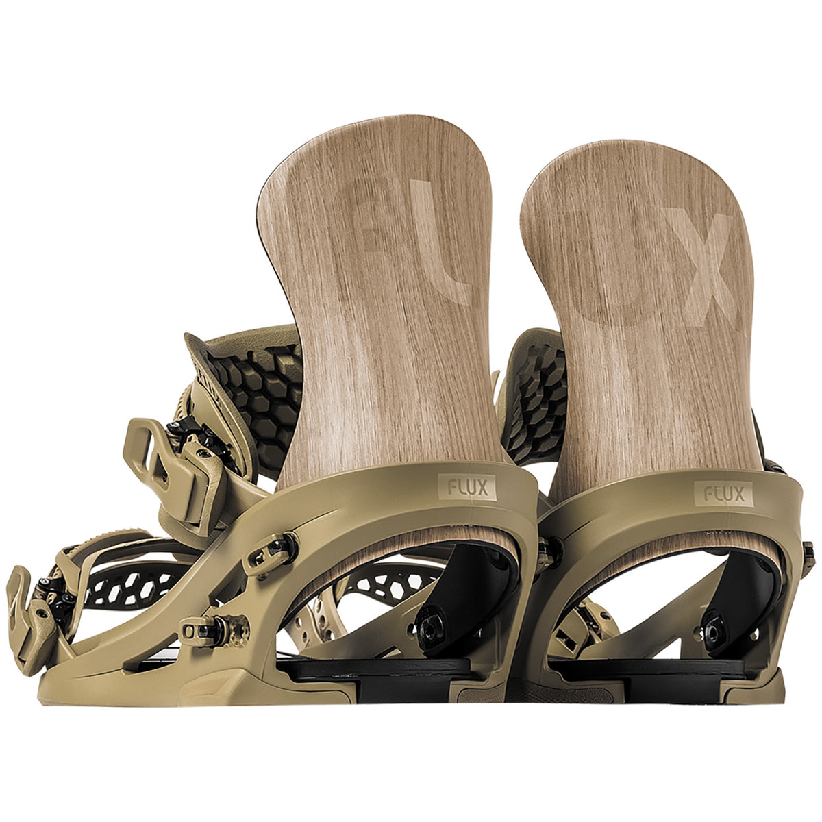 Flux SR Snowboard Bindings 2025 Natural Wood
