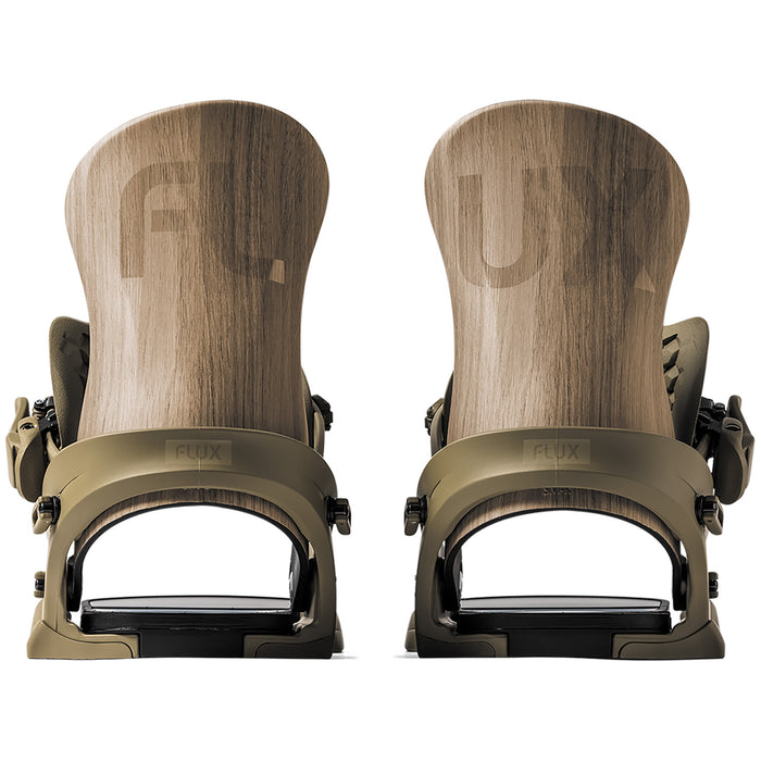 Flux SR Snowboard Bindings 2025 Natural Wood