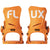 Flux DS Snowboard Bindings 2025 Orange