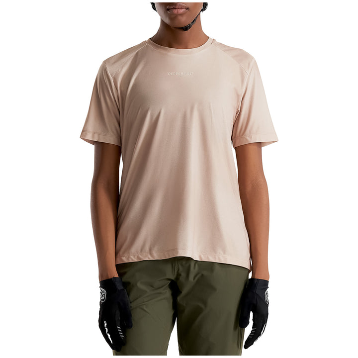 Peppermint Cycling Co. Trail Short-Sleeve Jersey - Women's Blend Tan