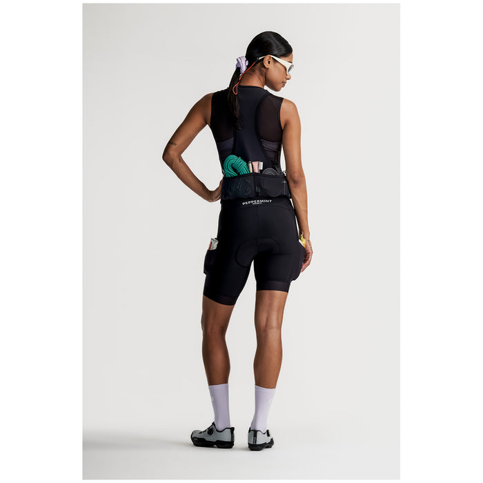 Peppermint Cycling Co. Signature Cargo Bib Shorts - Women's Black