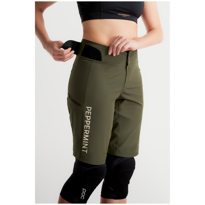 Peppermint Cycling Co. Signature Tech Shorts - Women's Spruce