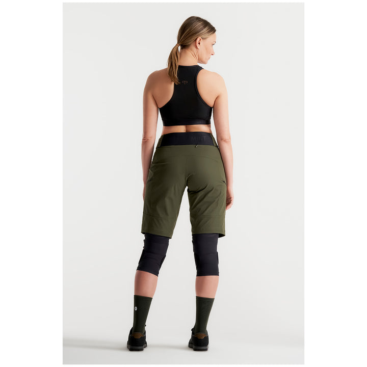 Peppermint Cycling Co. Signature Tech Shorts - Women's Spruce