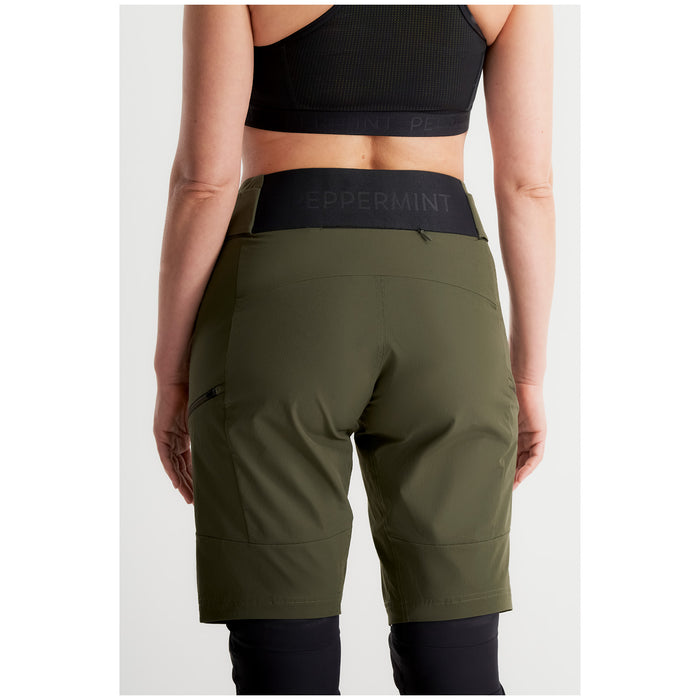 Peppermint Cycling Co. Signature Tech Shorts - Women's Spruce