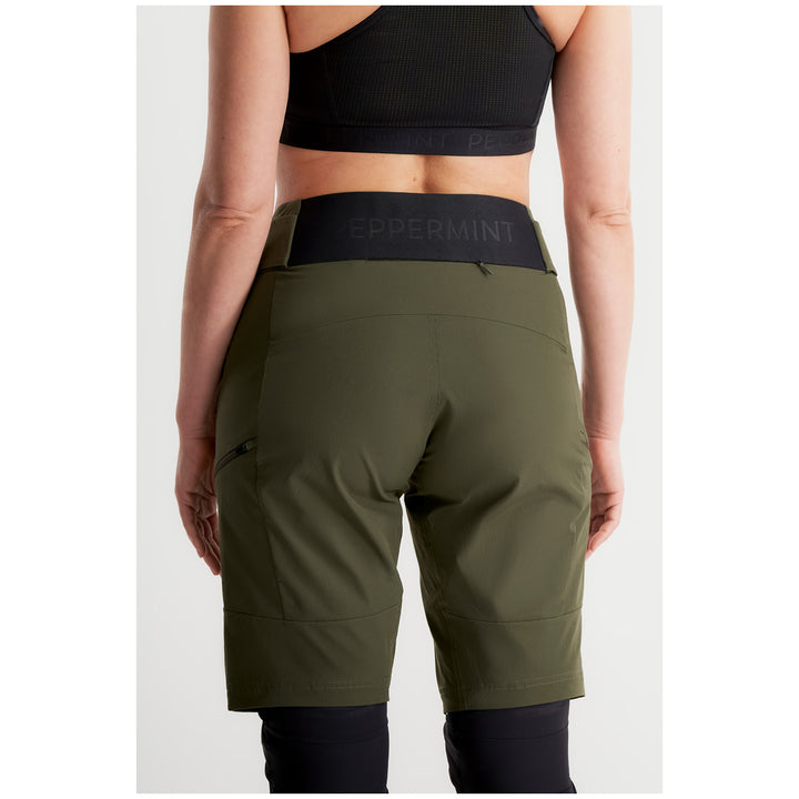 Peppermint Cycling Co. Signature Tech Shorts - Women's Spruce