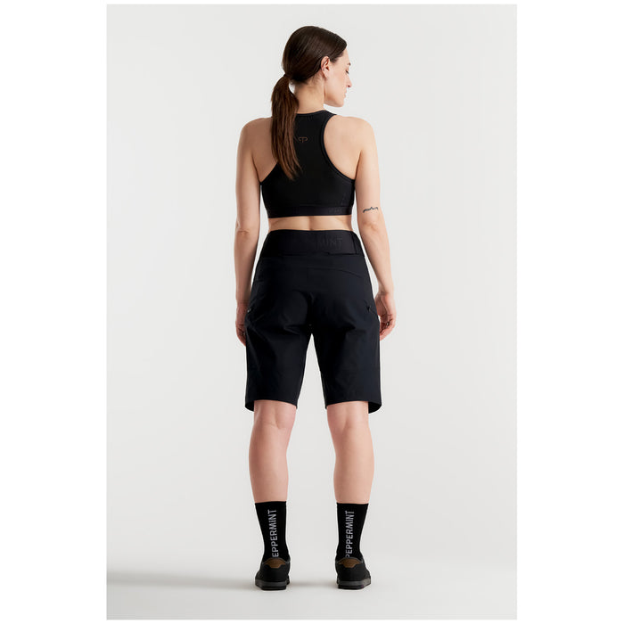 Peppermint Cycling Co. Signature Tech Shorts - Women's Black