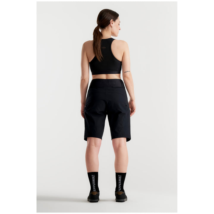 Peppermint Cycling Co. Signature Tech Shorts - Women's Black