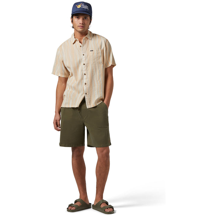 Brixton Everyday Vintage Wash Shorts - Men's Washed Ivy Green