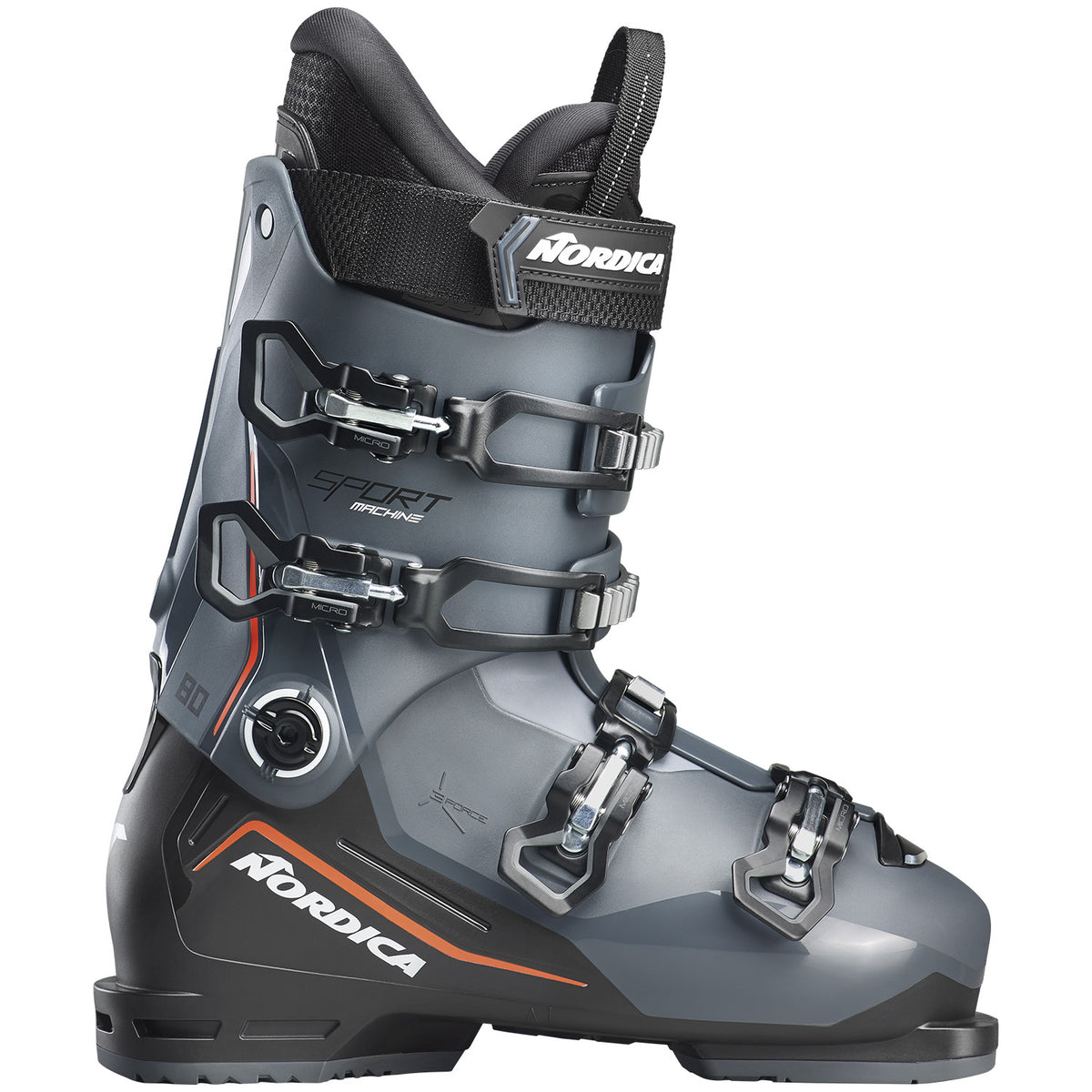 Nordica Sportmachine 3 80 Ski Boots 2026 Anthracite/Black/Red