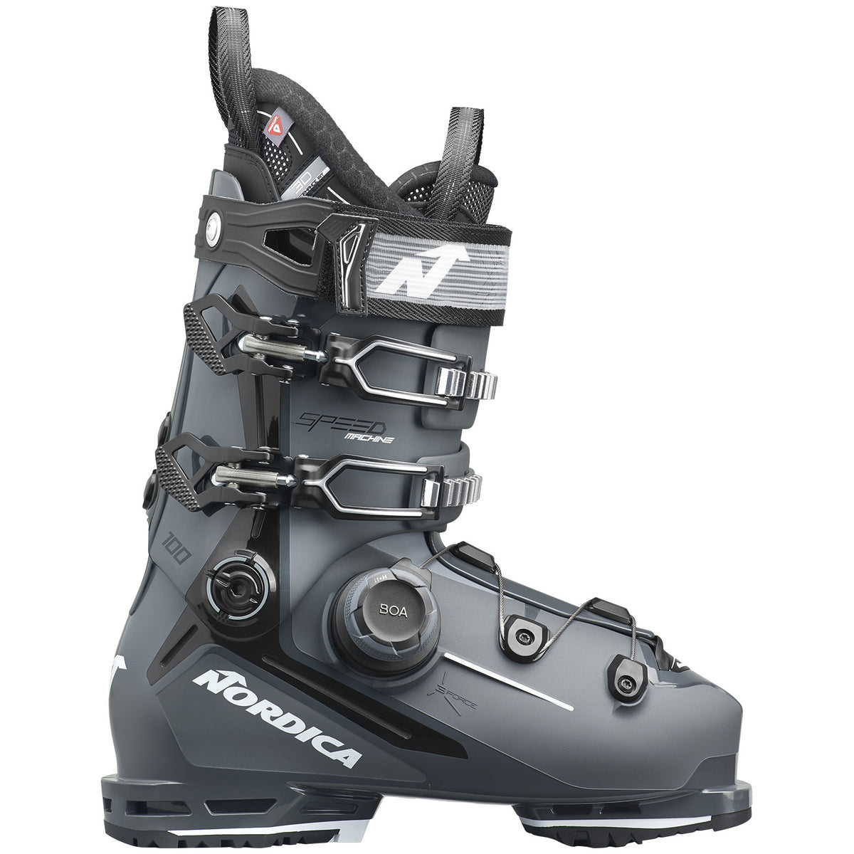 Nordica Speedmachine 3 100 BOA Ski Boots 2026 Anthracite/Black/White
