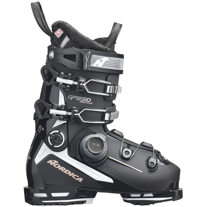 Nordica Speedmachine 3 85 BOA Ski Boots - Women's 2027 Black/White/Pink