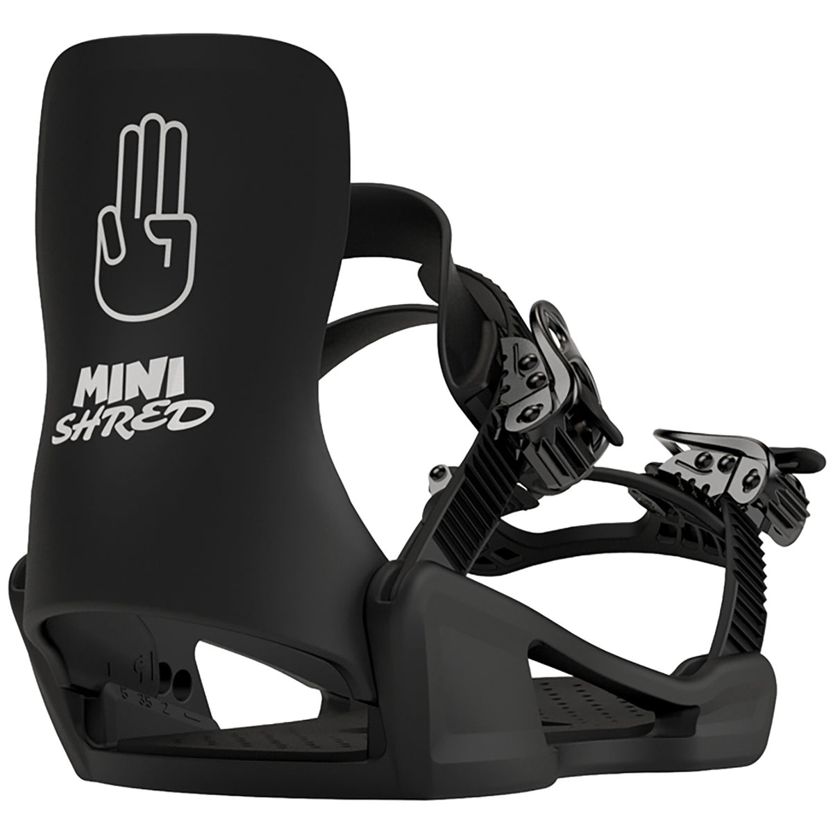 Bataleon Minishred Snowboard Bindings - Kids' 2026 Black