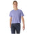 Arc'teryx Taema Crop Logo Short-Sleeve T-Shirt - Women's Moonstone Heatehr/Electic