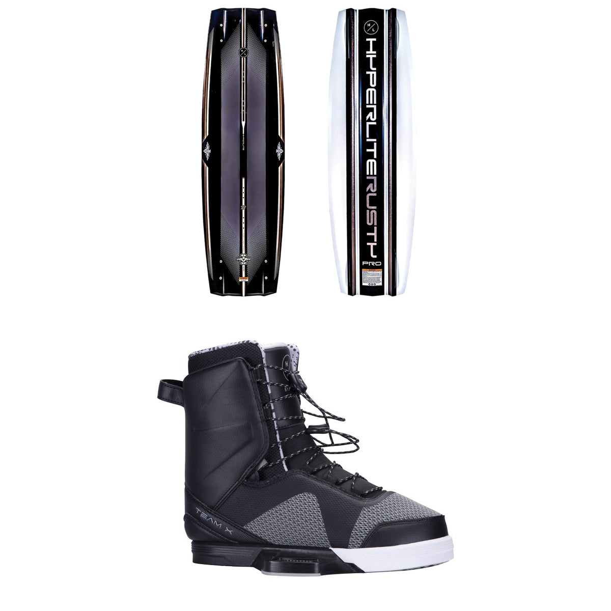 Hyperlite Rusty Pro + Team X Wakeboard Package 2025
