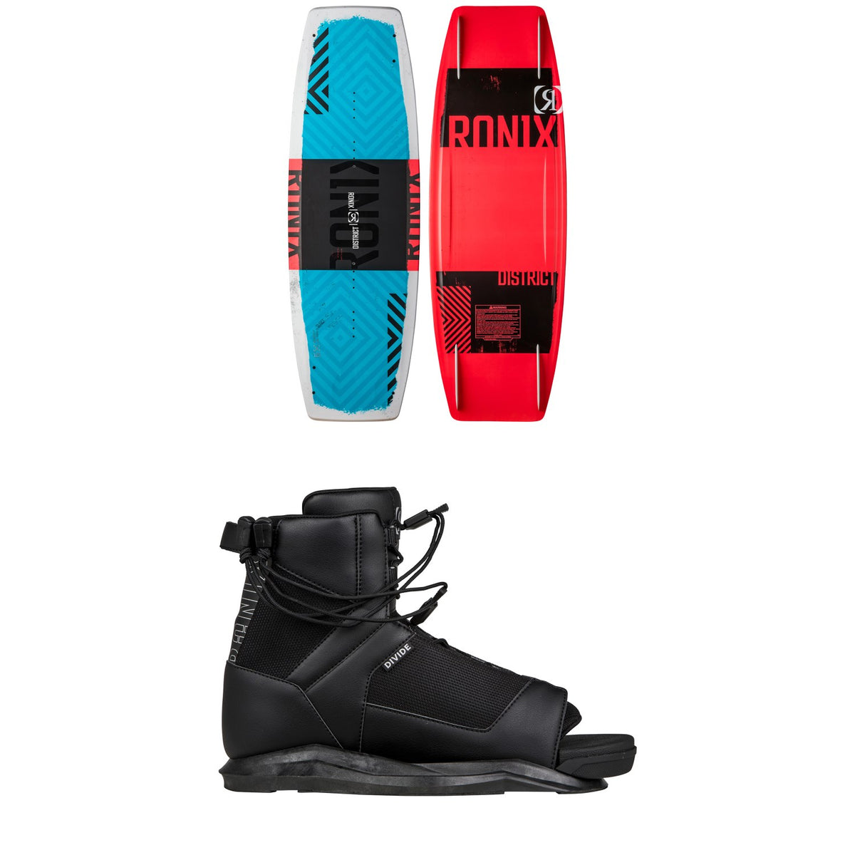 Ronix District Jr. + Divide Wakeboard Package - Kids' 2026
