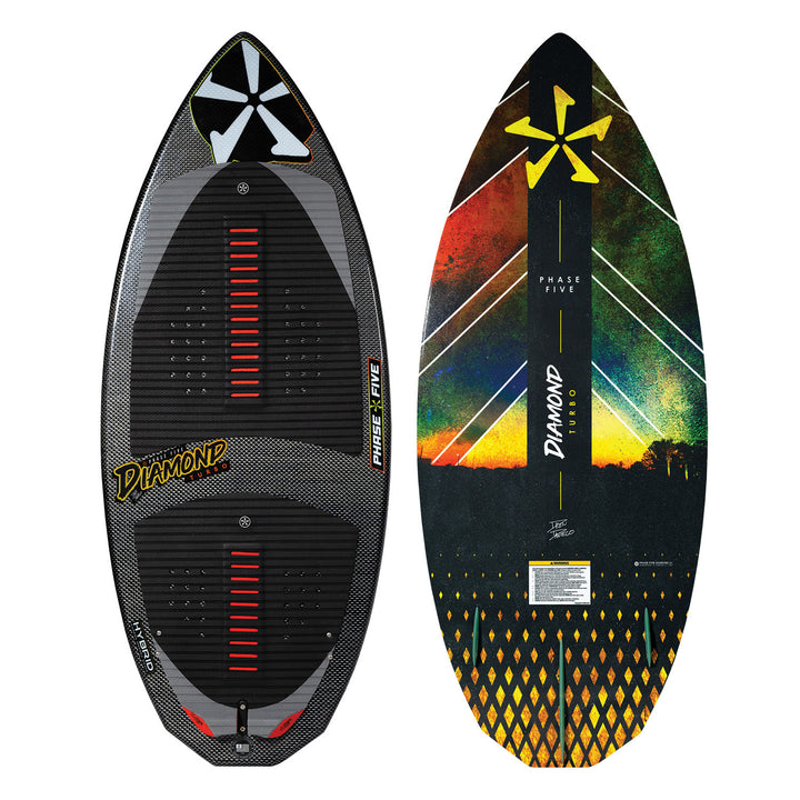 Phase Five Diamond Turbo Wakesurf Board 2025