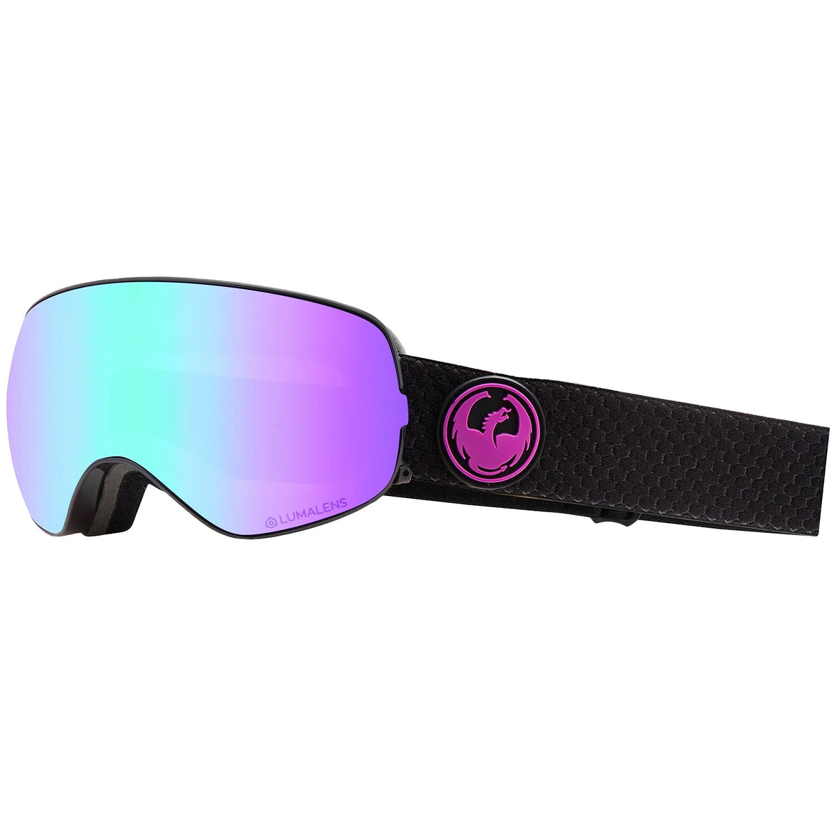 Dragon X2s Goggles Split/LumaLens Purple Ion + LumaLens Amber
