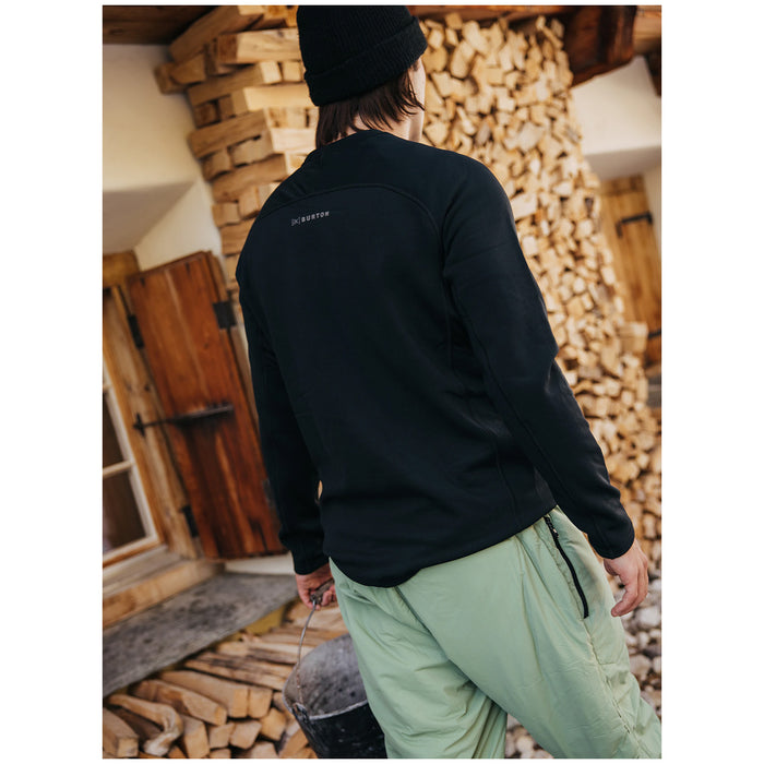 Burton AK Baker Stretch Fleece Crew - Men's True Black