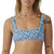 Thrills Aster Parallel Bikini Top - Women's Powder Blue