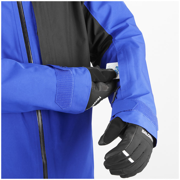 Salomon Charger GORE-TEX 2L Jacket - Men's Surf The Web/Deep Blue