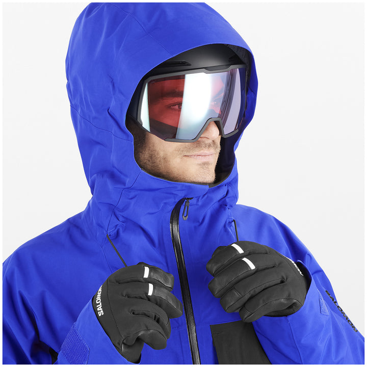Salomon Charger GORE-TEX 2L Jacket - Men's Surf The Web/Deep Blue